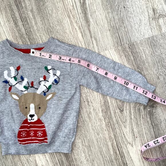 Christmas Baby Sweater & Reindeer Jumpsuit - Picture 7 of 8